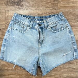 Aerie Light Wash Jean Shorts